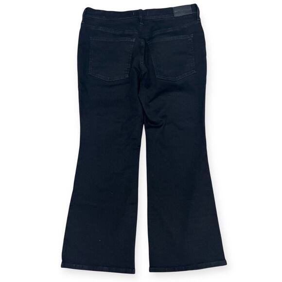 Madewell Petite Kick Out Crop Jeans in Black Wash NM812 size 32P NWT - Picture 7 of 7